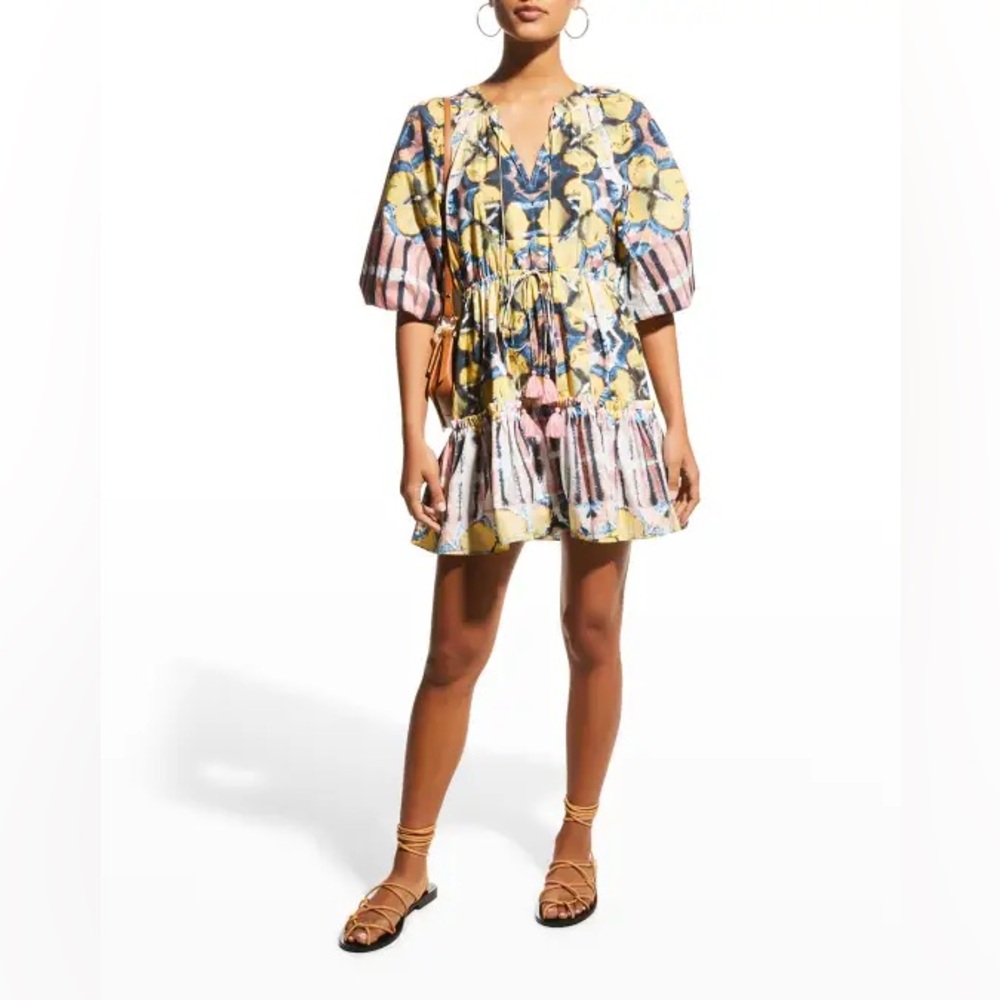 Alexis Kasi Abstract fit & flare dress small